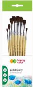 Opakowanie Pędzle szkolne pony mieszane 8szt HAPPY COLOR