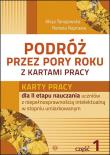 Podróż przez pory roku z kartami pracy cz.1. Autor: Alicja Tanajewska. Dadada.pl Okładka książki Podróż przez pory roku z kartami pracy cz.1