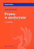 Prawo w medycynie. Autor: Fiutak Agnieszka. Dadada.pl Okładka książki Prawo w medycynie