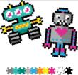 Opakowanie Puzzelki Pixelki Jixelz 700 elem. -roboty