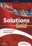 Solutions Gold Pre- Intermediate SB OXFORD. Autor: Tim Falla i Paul A. Davies. Dadada.pl Okładka książki Solutions Gold Pre- Intermediate SB OXFORD