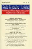 Opakowanie Studia regionalne i lokalne Numer 3 (73) 2018