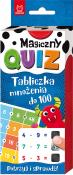 TABLICZKA MNOŻENIA DO 100 MAGICZNY QUIZ. Autor: Opracowanie zbiorowe. Dadada.pl Okładka książki TABLICZKA MNOŻENIA DO 100 MAGICZNY QUIZ