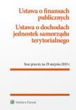 Okładka książki Ustawa o finansach publicznych w.17/19 Ustawa o dochodach jednostek samorządu terytorialnego