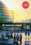 WOS LO 1 W centrum uwagi ZR w.2019 NE. Autor: Janicki Arkadiusz, Jerzy Komorowski, Peisert Arkadiusz. Dadada.pl Okładka książki WOS LO 1 W centrum uwagi ZR w.2019 NE