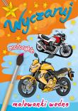 Wyczaruj motocykle Malowanki wodne. Autor: Opracowanie zbiorowe. Dadada.pl Okładka książki Wyczaruj motocykle Malowanki wodne