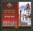 Zestaw pasteli suchych w kredce Gioconda 48 sztuk w kasetce metalowej. Wydawca: Koh-I-Noor. Dadada.pl Opakowanie Zestaw pasteli suchych w kredce Gioconda 48 sztuk w kasetce metalowej