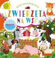 Blok kolorowanek. Zwierzęta na wsi + naklejki. Autor: Opracowanie zbiorowe. Dadada.pl Okładka książki Blok kolorowanek. Zwierzęta na wsi + naklejki