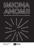 Imiona anomii. Autor: PIOTR SADZIK. Dadada.pl Okładka książki Imiona anomii