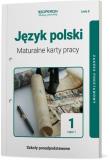Okładka książki J.Polski LO 1 Maturalne katy pracy ZP cz.1 linia 2