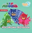 Okładka książki KOLOROWA PRZYGODA PJMASKS PIDŻAMERSI WESOŁA KĄPIEL