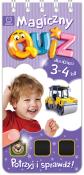 Magiczny quiz dla dzieci 3-4 lata Fioletowy. Autor: Opracowanie zbiorowe. Dadada.pl Okładka książki Magiczny quiz dla dzieci 3-4 lata Fioletowy