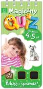 Magiczny quiz dla dzieci 4-5 lat Zielony. Autor: Opracowanie zbiorowe. Dadada.pl Okładka książki Magiczny quiz dla dzieci 4-5 lat Zielony