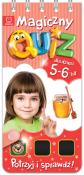 Magiczny quiz dla dzieci 5-6 lat Czerwony. Autor: Opracowanie zbiorowe. Dadada.pl Okładka książki Magiczny quiz dla dzieci 5-6 lat Czerwony