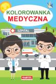 MEDYCZNA KOLOROWANKA. Autor: KATARZYNA RATAJSZCZAK. Dadada.pl Okładka książki MEDYCZNA KOLOROWANKA