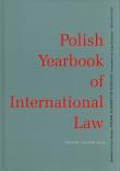 Opakowanie Polish Yearbook of International Law Volume XXXVIII 2018