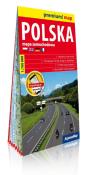 Polska mapa samochodowa w kartonowej oprawie 1:700 000. Autor:   Praca zbiorowa. Dadada.pl Okładka książki Polska mapa samochodowa w kartonowej oprawie 1:700 000
