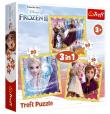 Opakowanie Puzzle 3w1 Moc Anny i Elsy TREFL