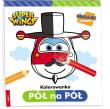 Okładka książki Super Wings. Kolorowanka pół na pół