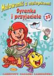 SYRENKA I PRZYJACIELE MALOWANKI Z NALEPKAMI. Autor: Ernest Błędowski. Dadada.pl Okładka książki SYRENKA I PRZYJACIELE MALOWANKI Z NALEPKAMI