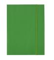 Opakowanie Teczka A4 kartonowa z gumką zielona 300g D.RECT