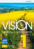 Vision 1 SB OXFORD +CD. Autor: Quintana Jenny, Duckworth Michael. Dadada.pl Okładka książki Vision 1 SB OXFORD +CD
