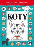 Okładka książki Wielkie kolorowanie Koty