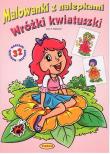 WRÓŻKI KWIATUSZKI MALOWANKI Z NALEPKAMI. Autor: Ernest Błędowski. Dadada.pl Okładka książki WRÓŻKI KWIATUSZKI MALOWANKI Z NALEPKAMI