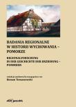 Okładka książki Badania regionalne w historii wychowania - Pomorze