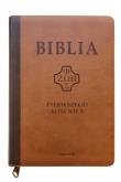 Biblia pierwszego Kościoła z paginat. ciemnybrąz. Autor: ks. prof.. Remigiusz Popowski SDB. Dadada.pl Okładka książki Biblia pierwszego Kościoła z paginat. ciemnybrąz