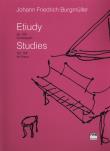 Etiudy op. 100 na fortepian. Autor: Burgmuller Johann Friedrich. Dadada.pl Okładka książki Etiudy op. 100 na fortepian