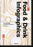 Food & Drink Infographics.. Autor: Klabin Simone. Dadada.pl Okładka książki Food & Drink Infographics.