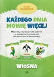 Każdego dnia mówię więcej - Wiosna. Autor: Olga Kłodnicka. Dadada.pl Okładka książki Każdego dnia mówię więcej - Wiosna