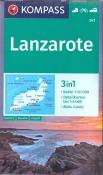 Lanzarote 1:50 000 Kompass. Autor: praca zbiorowa. Dadada.pl Okładka książki Lanzarote 1:50 000 Kompass