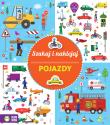 POJAZDY SZUKAJ I NAKLEJAJ. Autor: Opracowanie zbiorowe. Dadada.pl Okładka książki POJAZDY SZUKAJ I NAKLEJAJ