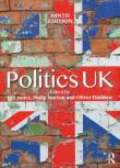Politics UK. Autor: Daddow Oliver, Jones Bill, Norton Philip. Dadada.pl Okładka książki Politics UK