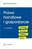 Prawo handlowe i gospodarcze. Pytania. Kazusy. Tablice. Testy. Autor: Opracowanie zbiorowe. Dadada.pl Okładka książki Prawo handlowe i gospodarcze. Pytania. Kazusy. Tablice. Testy