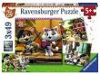 Opakowanie Puzzle 3x49 44 Koty