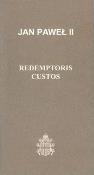 Okładka książki Redemptoris Custos  J.P.II (60)