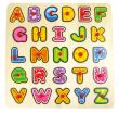 Opakowanie TOP BRIGHT Puzzle drewniane z pinezkami - Litery wielkie