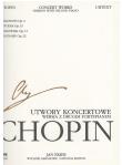 Okładka książki Utwory koncertowe w. z 2 fortepianem