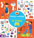W DOMU SZUKAJ I NAKLEJAJ. Autor: Opracowanie zbiorowe. Dadada.pl Okładka książki W DOMU SZUKAJ I NAKLEJAJ