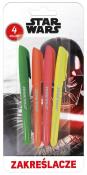 Opakowanie Zakreślacz Star Wars 4 kolory