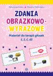 Zdania obraz.-wyr. Mat. do terapii głosek ś,ź,ć,dź. Autor: Małgorzata Kobus, Marzena Polinkiewicz. Dadada.pl Okładka książki Zdania obraz.-wyr. Mat. do terapii głosek ś,ź,ć,dź