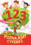 1 2 3 Poznajemy cyferki. Autor: Ewa Stadtmüller. Dadada.pl Okładka książki 1 2 3 Poznajemy cyferki