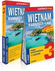 Comfort!map Wietnam, Kambodża, Laos 3w1 w.2020. Autor: Królczyk Jakub. Dadada.pl Okładka książki Comfort!map Wietnam, Kambodża, Laos 3w1 w.2020