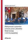 Okładka książki Efektywność systemów ochrony praw człowieka Rady Europy i Unii Europejskiej