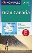 Gran Canaria 1:50 000 w.2019 Kompass. Autor: praca zbiorowa. Dadada.pl Okładka książki Gran Canaria 1:50 000 w.2019 Kompass