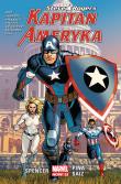 Kapitan Ameryka. Steve Rogers T.1. Autor: Nick Spencer, Javier Pina. Dadada.pl Okładka książki Kapitan Ameryka. Steve Rogers T.1