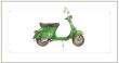 Opakowanie Karnet 12x18 G06 42A 184 + kop Skuter Vespa ziel.